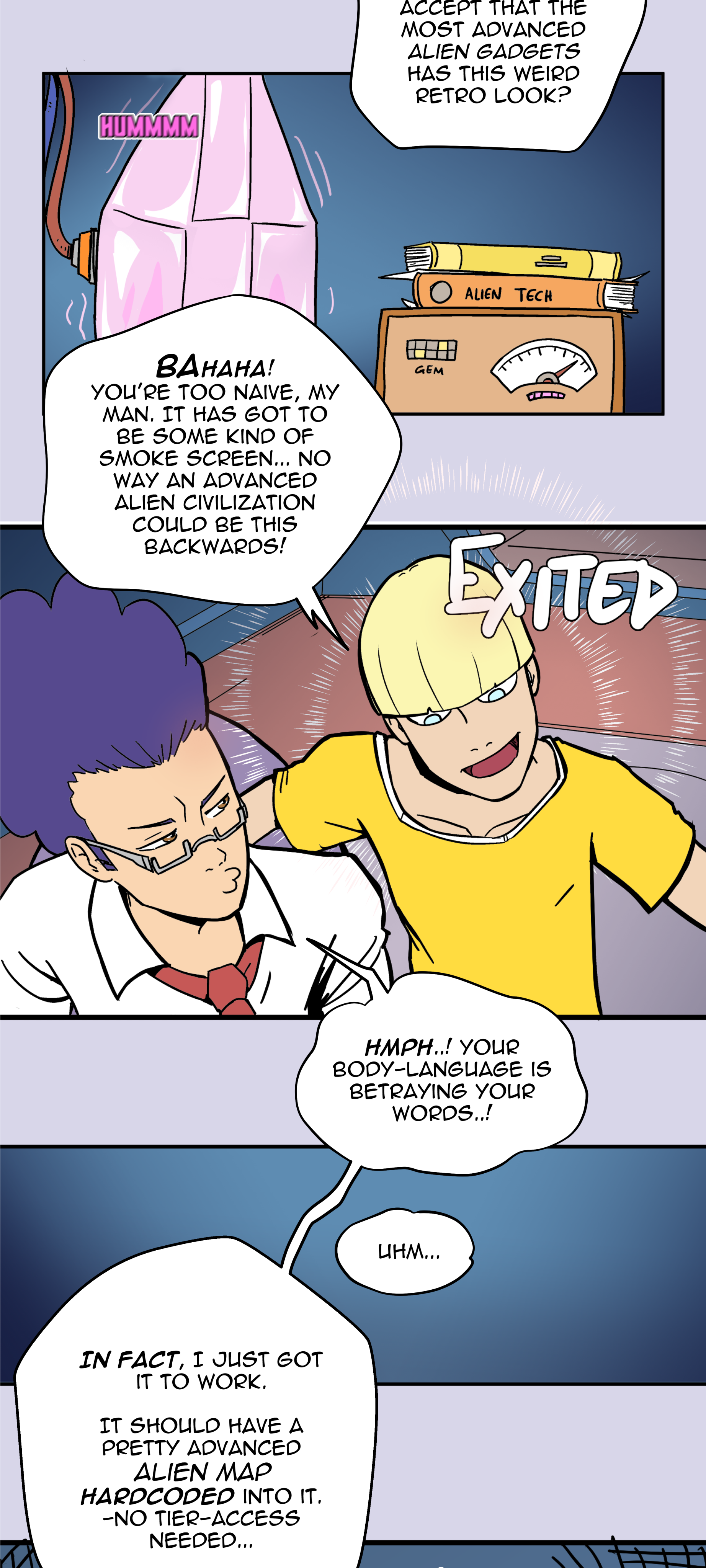 Scatter Space Part 11, comic section 21 of 53.